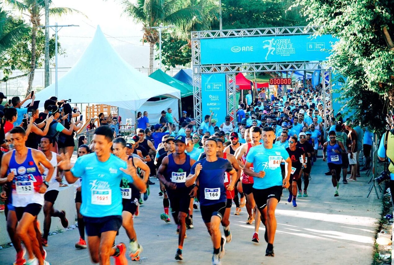 Foi dada a largada: Corrida Cidade de Santa Rita reuniu uma multidão neste domingo