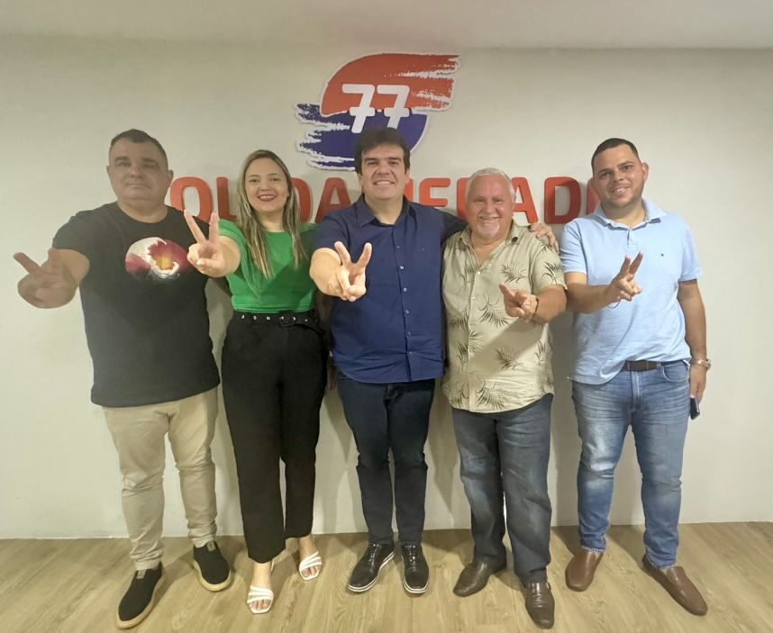 Vice-prefeita Dayane e ex-prefeito João Dantas, de Cuité de Mamanguape, anunciam filiação ao Solidariedade