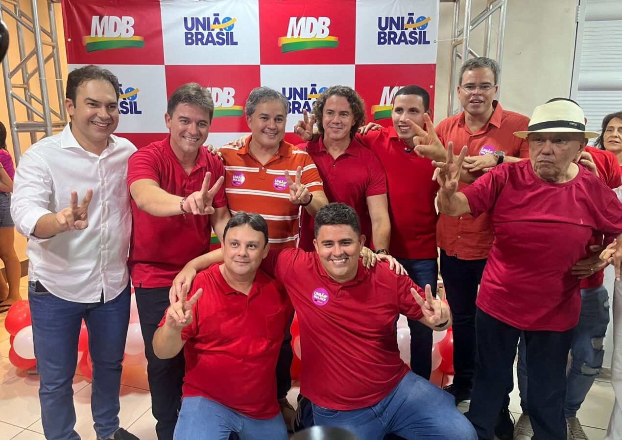 Veneziano participa do lançamento das pré-candidaturas a prefeito e vice de Santa Luzia na parceria MDB-Uniao Brasil: “mudar e desenvolver a cidade”