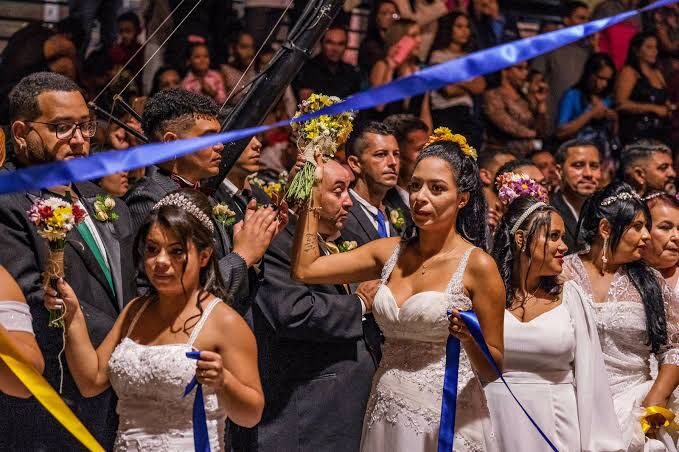 Casamento Coletivo 2024 com 100 casais será nesta quarta-feira (12), no tradicional Dia dos Namorados