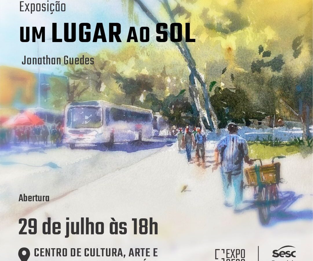 Sesc Paraíba realiza exposição intitulada Um Lugar ao Sol do artista Jonathan Guedes