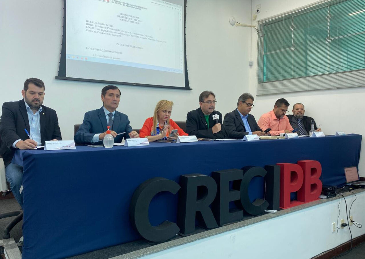 Creci-PB tem contas do 2° trimestre de 2024 aprovadas em sessão plenária