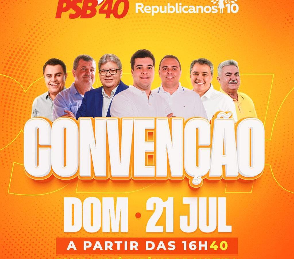 PSB e Republicanos de Sobrado realizam convenção dia 21 para homologar nomes de Guilherme Coelho e Marlon Brand