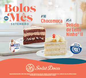 Em setembro, Delícia de Leite II e Chocomoça® ganham desconto na Sodiê Doces