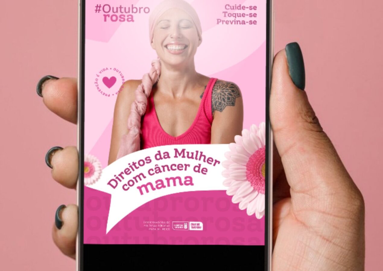 Outubro Rosa: Prefeitura de Campina Grande divulga cartilha sobre direitos das mulheres com câncer de mama