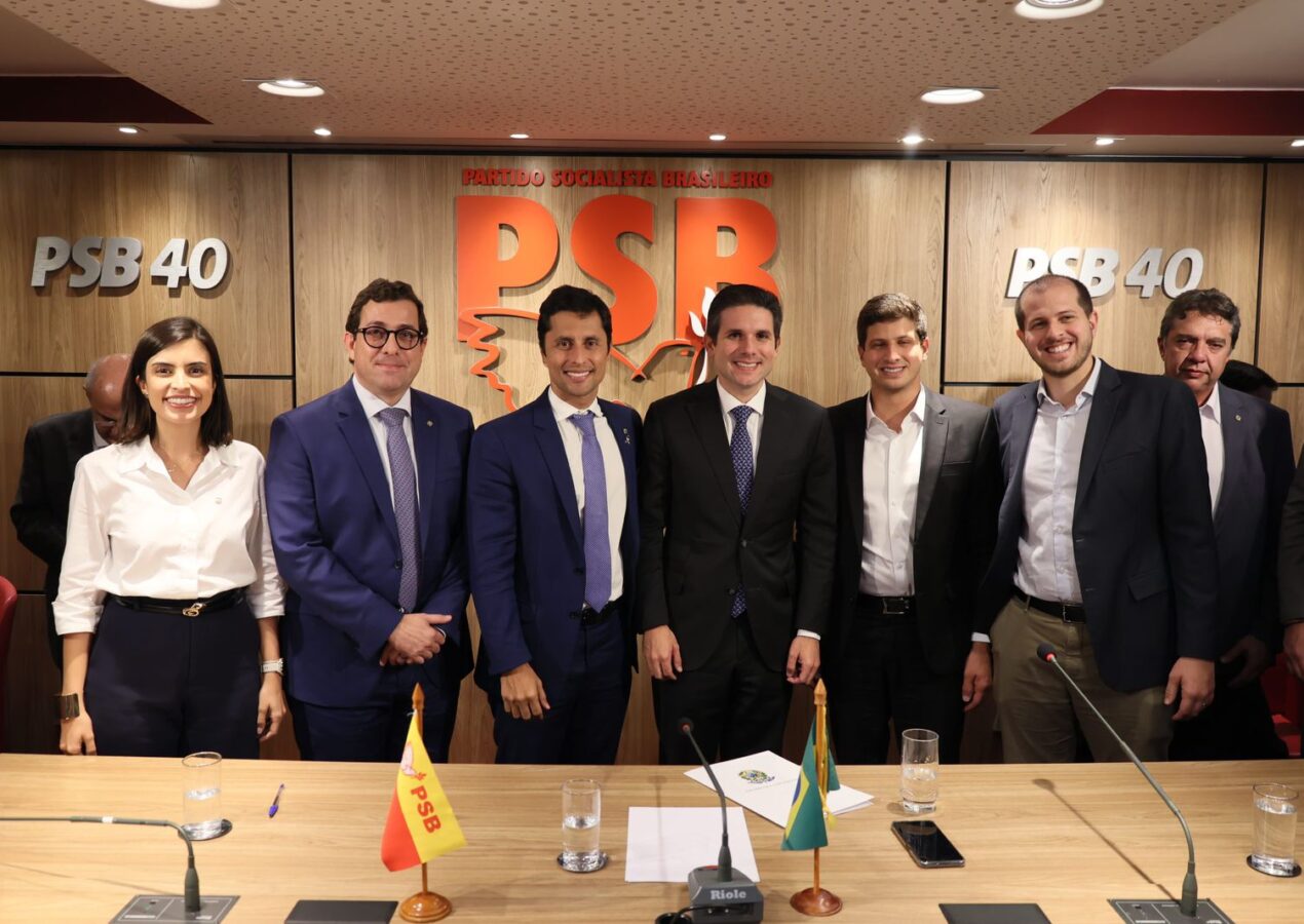 Bancada do PSB anuncia apoio à candidatura do deputado Hugo Motta para presidência da Câmara em 2025