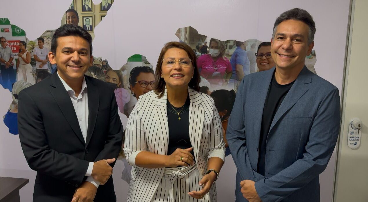 UNIÃO DE FORÇAS: Dra. Jane anuncia recursos para obras e ações em Santa Rita durante encontro com Emerson Panta e Jackson