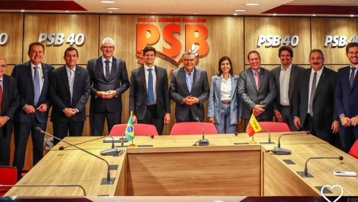 Gervásio participa de reunião com executiva nacional do PSB, que tratou da atuação do partido no Congresso