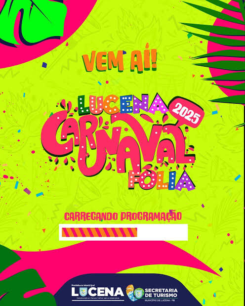 Venha curtir em Lucena o melhor carnaval do Litoral Norte Paraibano; confira a programação